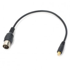 RF Τηλεόραση Θηλυκό σε MCX Αρσενικό RG174 για USB Τηλεόραση Δέκτης DVB-T (17cm) (Μαύρο) (OEM)