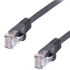 GOOBAY Καλώδιο Επίπεδο Ethernet Δικτύου CAT6 RJ45 (10m) (Μαύρο)
