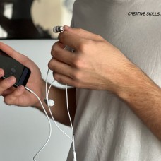 DUDAO X10PRO Ενσύρματα Ακουστικά με Μικρόφωνο (1.2m) (3.5mm) (Λευκό/Ασημί)