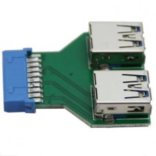 Μετατροπέας Προσαρμογέας PCB Επέκταση Κάρτας Εσωτερικό 20Pin Θηλυκό σε 2 USB 3.0 Hub A (ΟΕΜ)