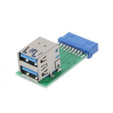 Μετατροπέας Προσαρμογέας PCB Επέκταση Κάρτας Εσωτερικό 20Pin Θηλυκό σε 2 USB 3.0 (ΟΕΜ)