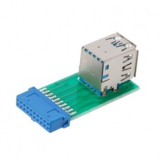 Μετατροπέας Προσαρμογέας PCB Επέκταση Κάρτας Εσωτερικό 20Pin Θηλυκό σε 2 USB 3.0 (ΟΕΜ)