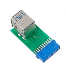 Μετατροπέας Προσαρμογέας PCB Επέκταση Κάρτας Εσωτερικό 20Pin Θηλυκό σε 2 USB 3.0 (ΟΕΜ)