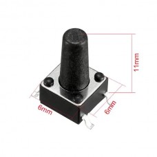DIP Tact Μικροδιακόπτης 4 Pin DC 12V 0.5A (6x6x11mm) (OEM)
