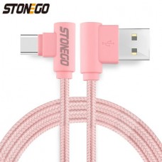 STONEGO Right Angle Data Sync Charging Cable Type-...