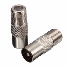 Θηλυκό Τύπος F σε Αρσενικό Καλώδιο Κεραίας Ομοαξονικό (Μεταλλικό) (OEM)