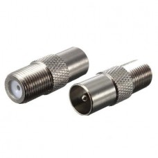 Θηλυκό Τύπος F σε Αρσενικό Καλώδιο Κεραίας Ομοαξονικό (Μεταλλικό) (OEM)