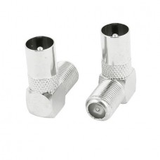 Θηλυκό Τύπος F σε Αρσενικό Καλώδιο Κεραίας Ομοαξονικό (Μεταλλικό) (OEM)