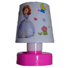 Επιτραπέζιο Παιδικό Φωτιστικό LED "Μικρές Πριγκίπισσες" με Ροζ Βάση (OEM)