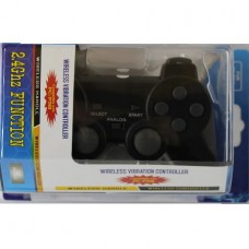Ασύρματο  Χειριστήριο με Δόνηση για PS3 / PC (Μαύρο) (OEM)