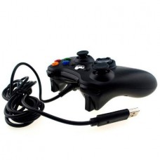 Ενσύρματο  Χειριστήριο με Δόνηση για XBOX 360 / PC (Μαύρο) (OEM)