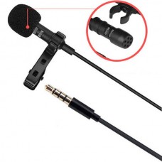 Mini Μικρόφωνο Με Ευθεία Σύνδεση (3,5”) (Μαύρο) (OEM)