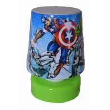 Επιτραπέζιο Παιδικό Φωτιστικό LED "Marvel" με Πράσινη Βάση (OEM)