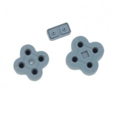 Αγώγιμα  Κουμπιά Σιλικόνης για Nintendo DS Lite (Γκρι) (OEM)