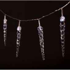 ENTAC ECL-I20CW16 Χριστουγεννιάτικα Εσωτερικά Χριστουγεννιάτικη Βροχή – Με Λειτουργία Μπαταρίας (Ψυχρό Φωτισμός) (10Led)