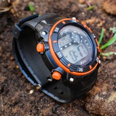 JF-311  Ψηφιακό Ρολόι Σπορ (Πορτοκαλί) (OEM)