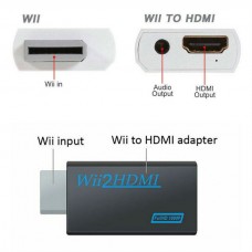 Μετατροπέας WII σε HDMI WII2HDMI FULL HD 1080P 3.5mm Audio Out H4I3 (Μαύρο) (OEM)