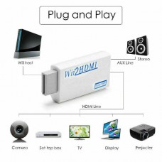 Μετατροπέας WII σε HDMI WII2HDMI FULL HD 1080P 3.5mm Audio Out H4I3 (Μαύρο) (OEM)