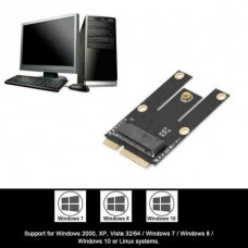 Προσαρμογέας Μετατροπέας M.2 NGFF σε Mini PCI-E για M.2 Wi-Fi Wlan Bluetooth Card I U5L2 (OEM)