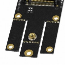 Προσαρμογέας Μετατροπέας M.2 NGFF σε Mini PCI-E για M.2 Wi-Fi Wlan Bluetooth Card I U5L2 (OEM)