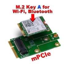 Προσαρμογέας Μετατροπέας M.2 NGFF σε Mini PCI-E για M.2 Wi-Fi Wlan Bluetooth Card I U5L2 (OEM)