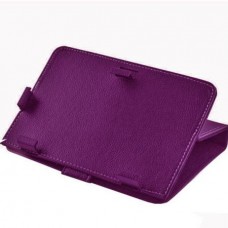 Universal Δερματίνη PU Αναδιπλούμενη Θήκη για 8"-9” Tablet (Μωβ) (OEM)