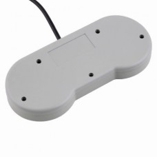 Ρετρό  Ενσύρματο Κλασσικός Ελεγκτής USB 4 Κουμπιών Για Nintendo Windows MAC SF SNES PC (Γκρι) (OEM)