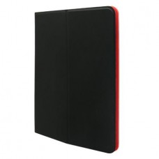 Universal Αναδιπλούμενη Πτυσσόμενη Θήκη για Tablet 7"-8'' (Μαύρο Κόκκινο) (OEM)