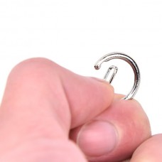 Μεταλλικό Μπρελόκ για Κλειδιά (1τμχ) (Ασημί) (OEM)