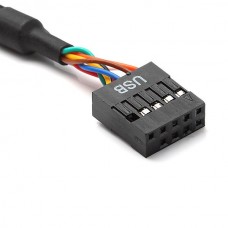 POWERTECH Μετατροπέας Καλώδιο USB 2.0 9 Pin σε USB 3.0 20 Pin (0.20m)