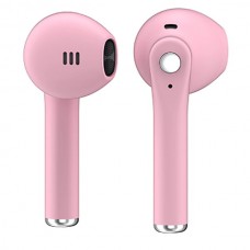 LEDWOOD APOLLO T14 Ασύρματα Bluetooth Ακουστικά Με Θήκη Φόρτισης BT 5.0 (Ροζ) 