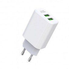 XO-L85C Dual Fast Smart Charger (2.4A) (White)