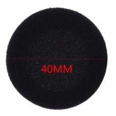 Σετ Ανταλλακτικά  Αφρώδη Μαξιλαράκια Για Ακουστικά Κεφαλής (40mm) (Μαύρο) (ΟΕΜ)