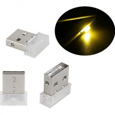 LED Φως Ατμόσφαιρας  USB για Διακόσμηση & Φωτισμός Νύχτας (Κίτρινο) (OEM)