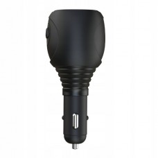 XO-CC41 Φορτιστής Αυτοκινήτου 2xUSB 2xΑναπτήρα (6A) (Μαύρο)
