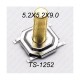 TS-1252 DIP Tact Μικροδιακόπτης 4 Pi...