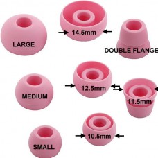 POYATU Σιλικόνη Αντικατάστασης Ακουστικών (Large) (Ροζ)