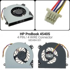Ανταλλακτικό Ανεμιστηράκι  Laptop 683484-001 για HP Probook 4540S 4545S 4740S 4745S (4 Pin) (ΟΕΜ)