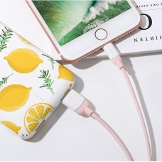 USAMS US-SJ245 Καλώδιο Συγχρονισμού Δεδομένων/Φόρτισης Lightning 8 Pin (1.0m) (2.0A) (Ροζ) 