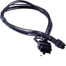Καλώδιο Τροφοδοσίας Κάρτας Γραφικών PCI Express Mini 6 Pin σε 8 Pin (6+2) PCI-e για Apple Mac Pro Tower / Power Mac G5 (60cm) (Μαύρο) (OEM)