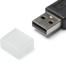 Μαλακό Πλαστικό Κάλυμμα  Υποδοχής Θύρας USB Καλωδίου (2τμχ) (Λευκό) (OEM)