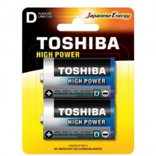 TOSHIBA  LR20/D/R20/MN1300 Αλκαλικές Μπαταρίες D (2τμχ)