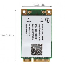 INTEL 5100 512AN_MMW  Ασύρματη WiFi Κάρτα Mini PCIe 300Mbps Διπλή Ζώνη 2.4 / 5GHz  