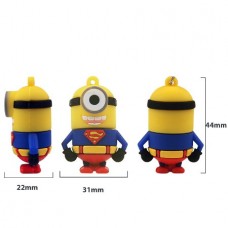 Minion Στικάκι Μνήμης USB 2.0 “Superman” (4GB) 