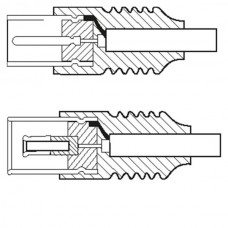 BRIDGE CABLE  Καλώδιο Κεραίας Αρσενικό σε Θηλυκό (<70dB) (CCS) (1.5m) (Λευκό)