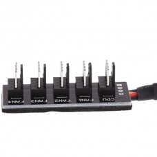 Διανομέας 5 θύρες Ανεμιστήρας 4pin (39,5cm) (Μαύρο) (OEM)