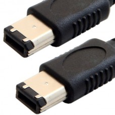 Καλώδιο Firewire 400 6pin Αρσενικό σε Firewire 400 6pin (1m) (Μαύρο) (OEM)