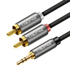 CABLETIME Καλώδιο Stereo 3.5mm Aux Male to ...