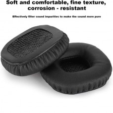 Αντικατάσταση Κάλυμμα Μαξιλαριών Ακουστικών για Marshall Major I & II (Δερματίνη) (Μαύρο)