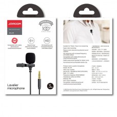 JOYROOM JR-LM1  Μικρόφωνο με Ενσωματωμένο Clip-on Επίχρυσο (3.5mm) (3m) (Μαύρο)